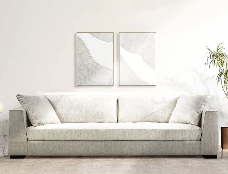 Poly &Amp; Bark Capri Fabric Sofa, Bright Ash | Fabric Sofa, Modern Leather ... regarding Poly and Bark Capri Sofa Bright Ash Understanding the Materials and Craftsmanship