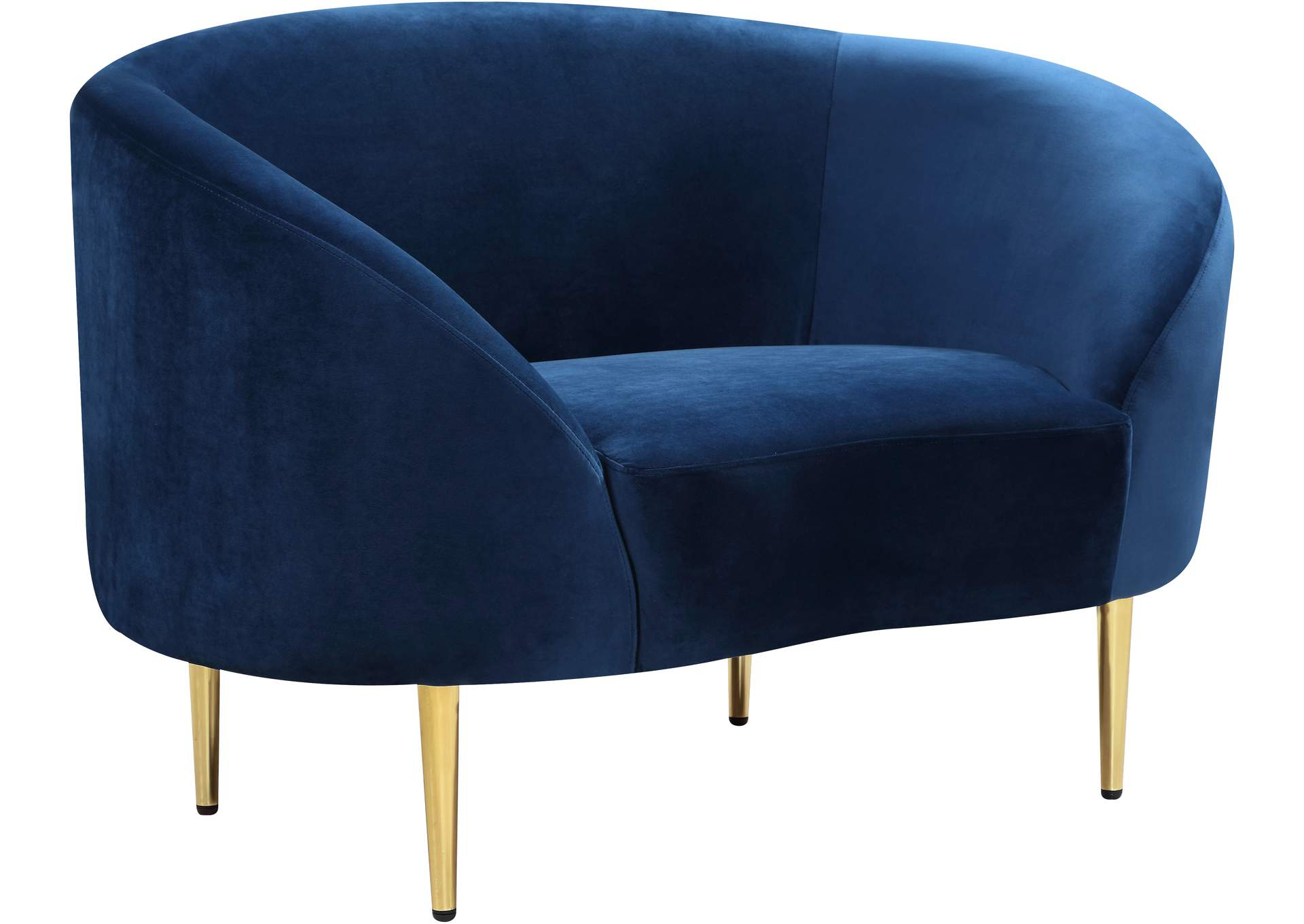 Ritz Navy Velvet Chair with regard to Navigating the Richness of Navy Velvet in Home Decor