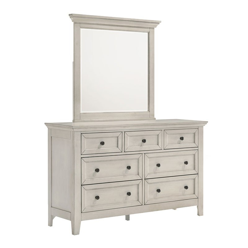 San Mateo Youth Panel Bedroom Set (Rustic White) By Intercon Furniture ... pertaining to Transform Your Child's Room with the San Mateo Rustic White Dresser's Charm