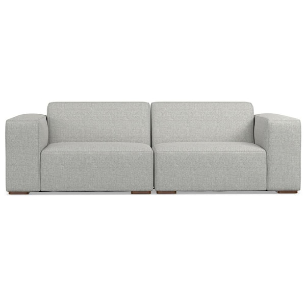 Simpli Home Rex 2 Seater Sofa In Tightly Woven Performance Fabric ... with