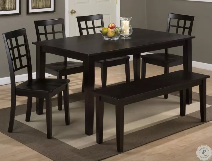 Simplicity Espresso Rectangular Dining Room Set From Jofran | Coleman ... regarding A Closer Look at the Simplicity EspressoxBack Chair Set for Everyday Living