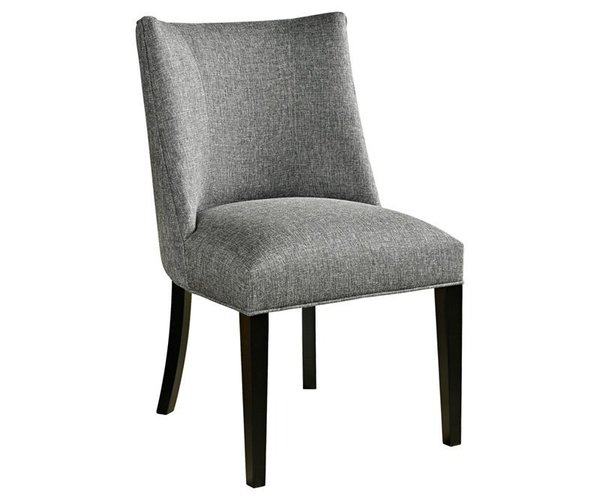 Simplicity Upholstered Side Chair From Dutchcrafters Amish Furniture pertaining to A Closer Look at the Simplicity EspressoxBack Chair Set for Everyday Living