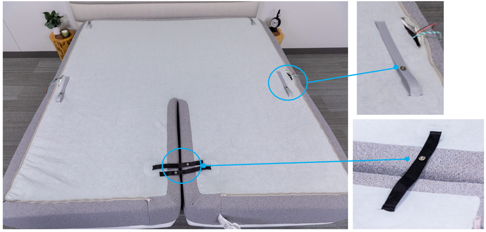 Sleep Number® Smart Bed With Flexfit™ 2/3 Smart Adjustable Base Set-Up ... intended for