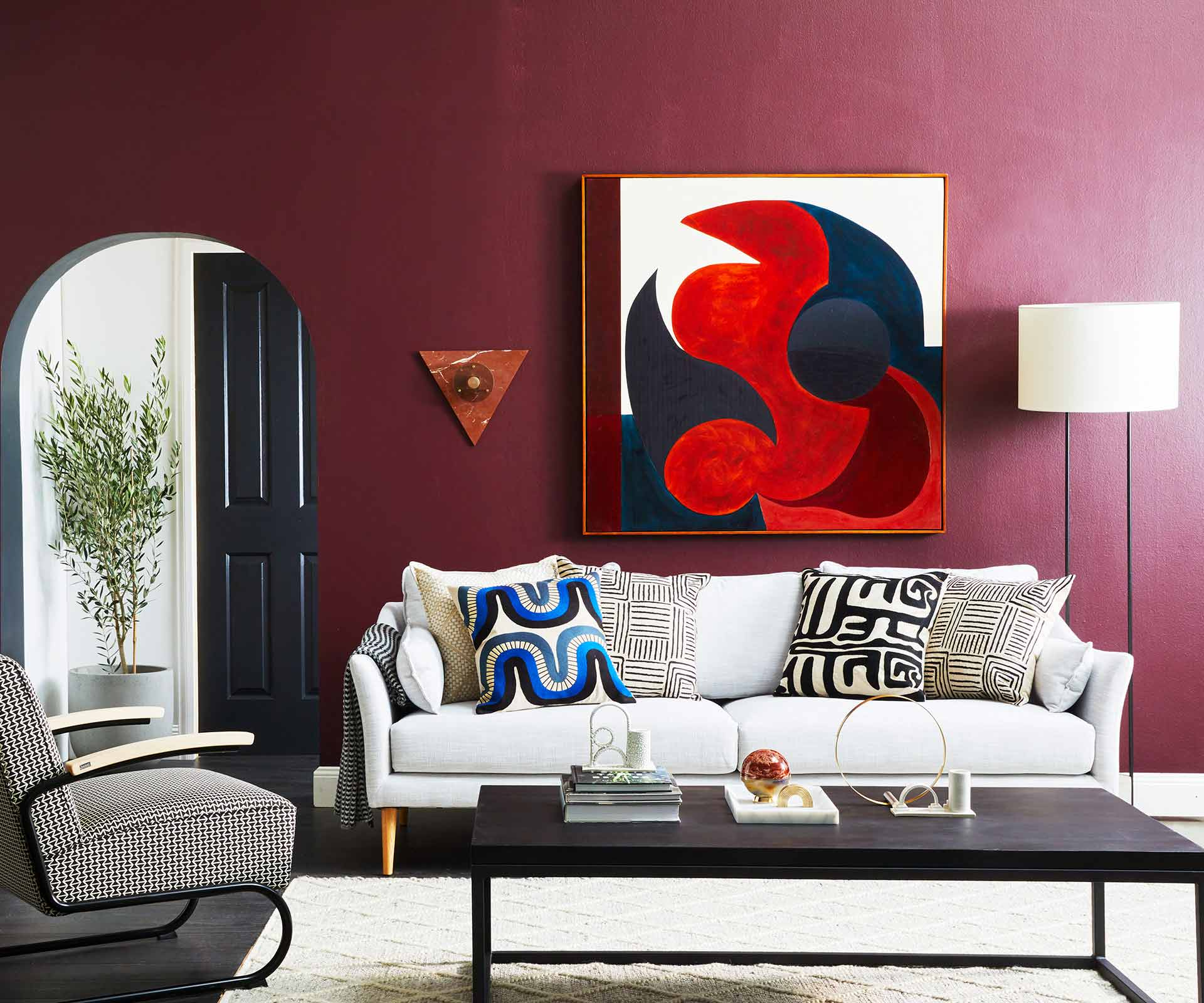 Sofa Styling Tips With Our Style Editor Jono Fleming with Tips for Styling Your Fleming Sofa 95" in the Versatile Alcala Wheat Shade