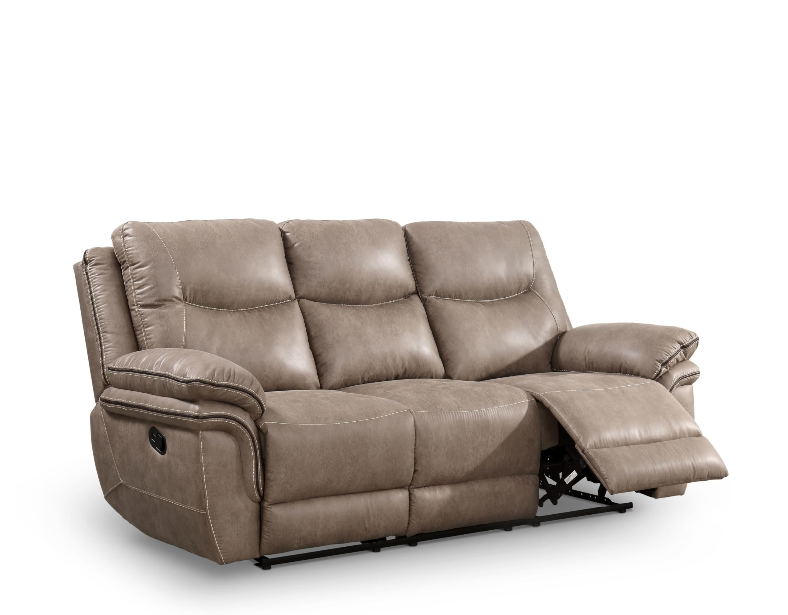 Steve Silver Isabella Adjustable Upholstered Manual Reclining Sofas ... regarding