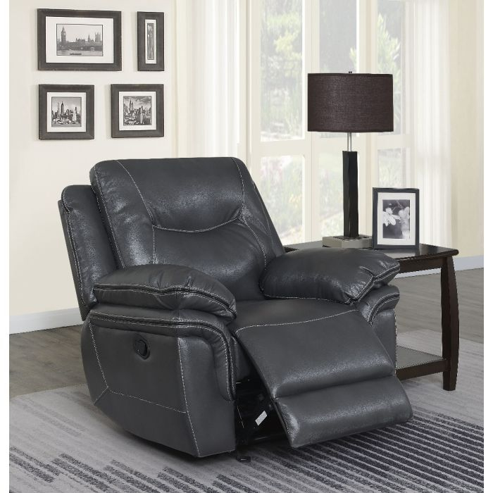 Steve Silver Isabella Grey Recliner regarding
