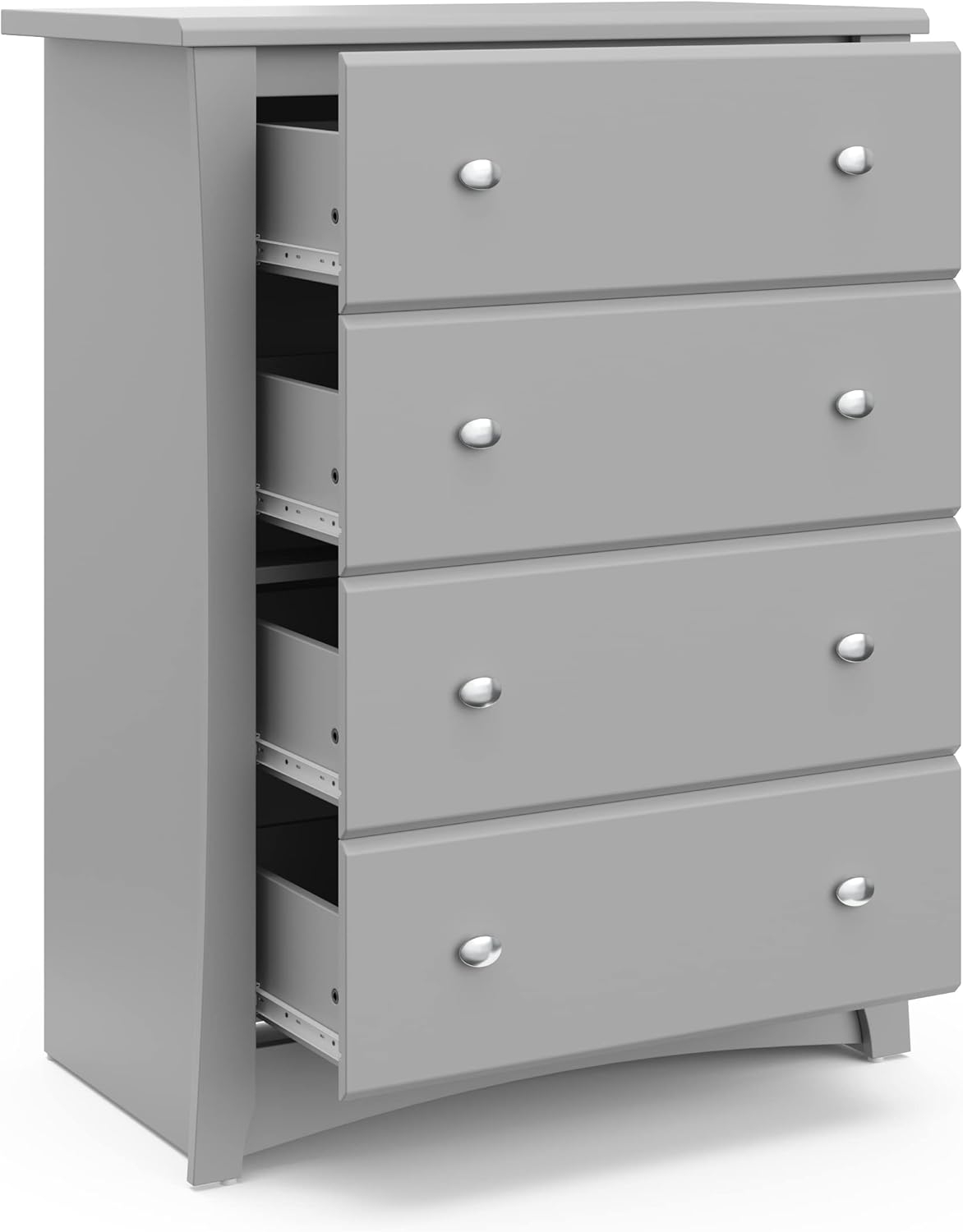 Storkcraft Crescent 4 Drawer Chest (Pebble Gray) – Greenguard Gold ... for The Pebble Gray Storkcraft Crescent 4 Drawer Chest Tips from Fellow Parents
