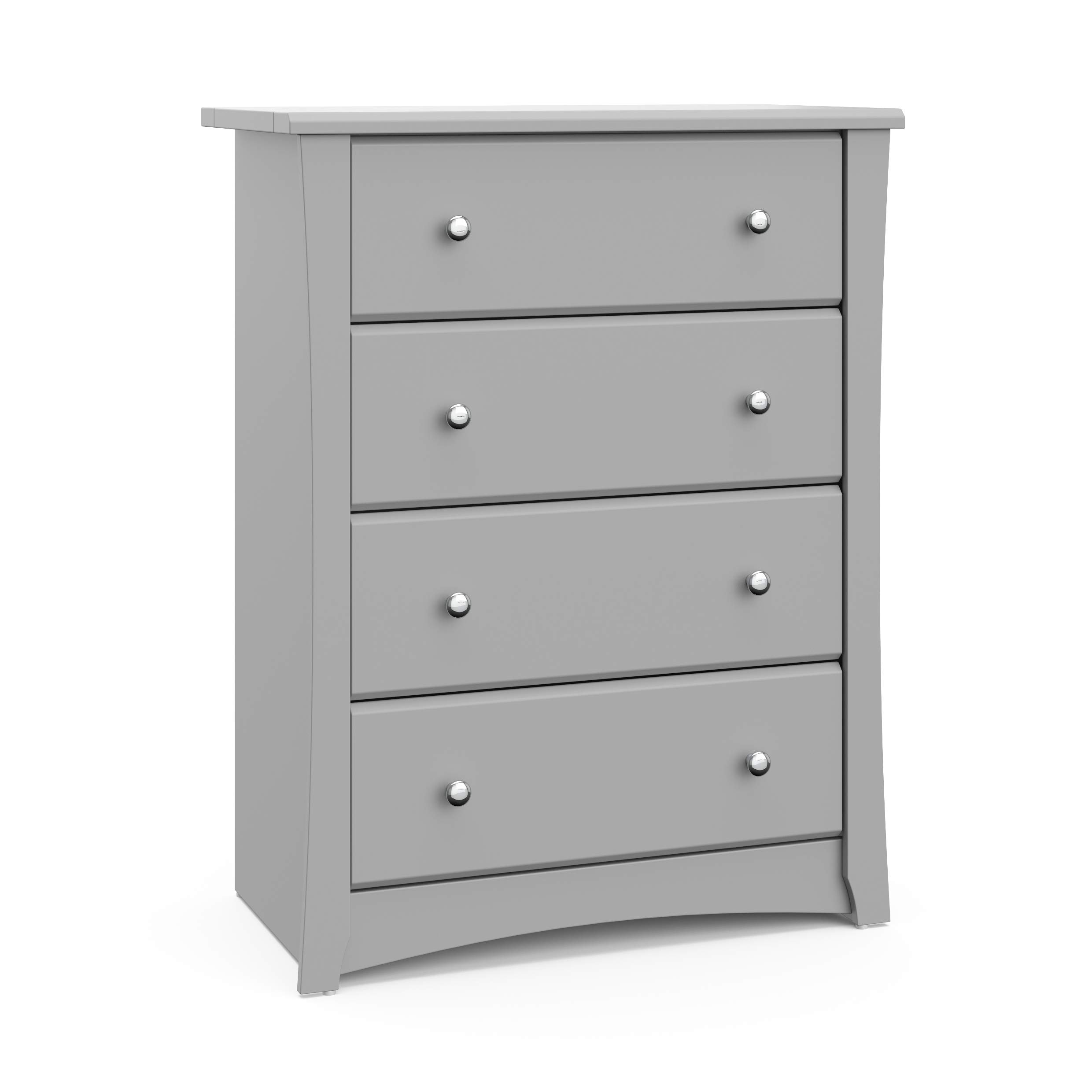 Storkcraft Crescent 4 Drawer Chest - Pebble Gray in