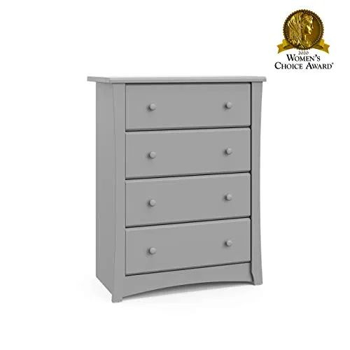 Storkcraft Crescent 4 Drawer Dresser, Pebble Gray A Must - Furniturev ... with