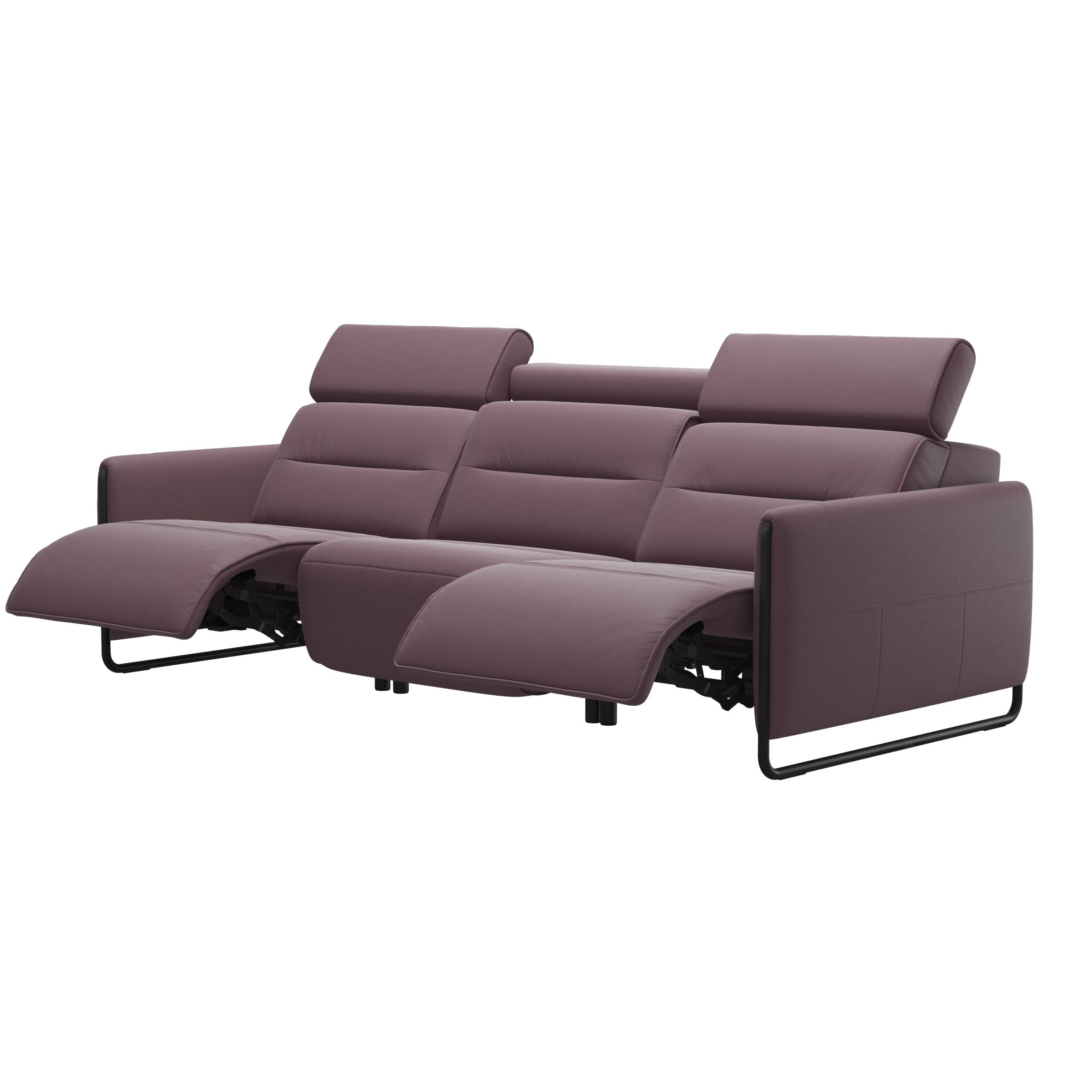 Stressless® Emily 3-Seat Sofa Wood - Furnitalia | Contemporary Italian ... pertaining to Unpacking the Comfort and Style of the GDF Studio Emily 3-Seat Sofa