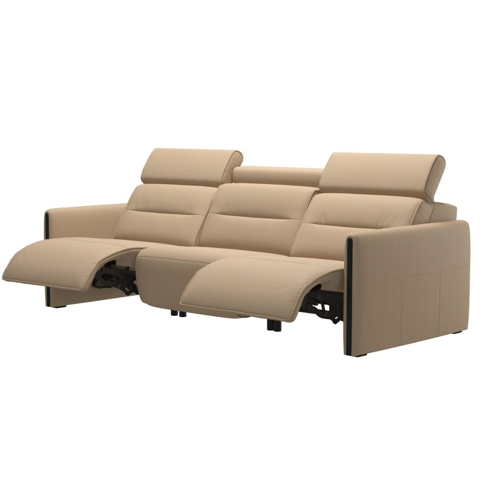 Stressless® Emily 3-Seat Sofa Wood - Furnitalia | Contemporary Italian ... pertaining to