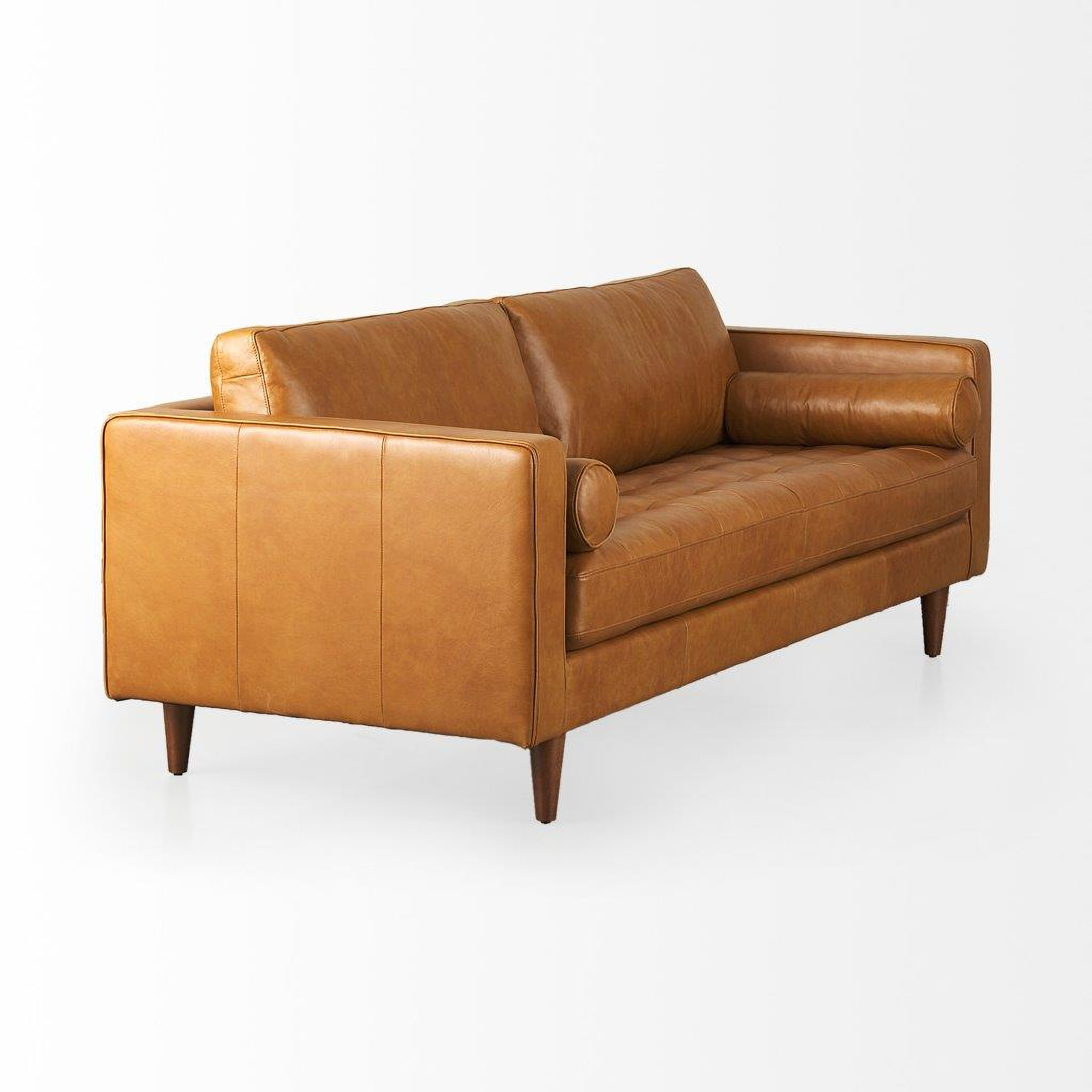 Svend Tan Leather Sofa By Mercana | 1Stopbedrooms with