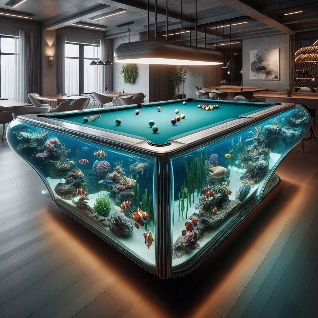 The Deep Delight: Aquarium-Inspired Pool Tables regarding