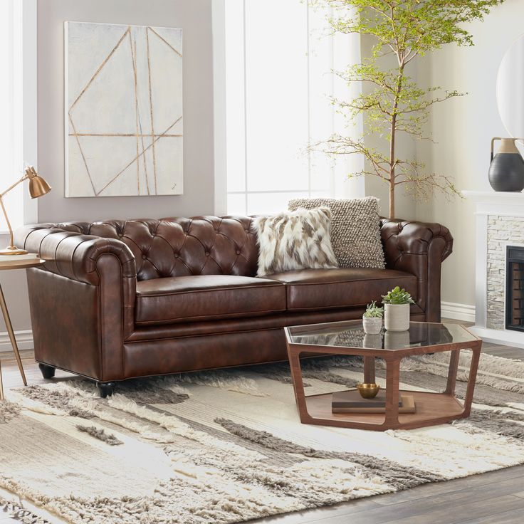 Top Grain Leather Chesterfield Sofa within Unveiling the Elegance of Slate Top Grain Leather Chesterfield Sofas