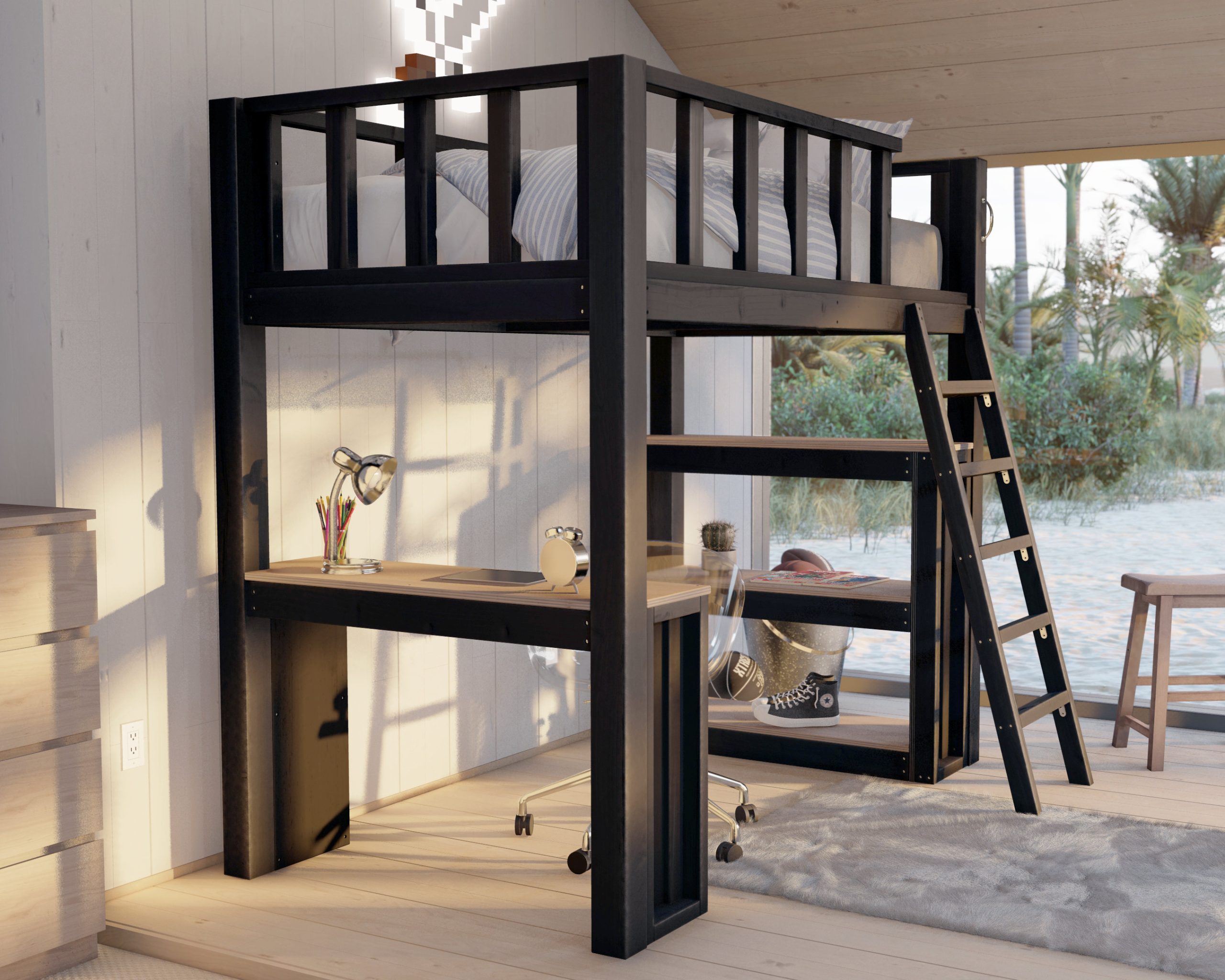 Twin Loft Plans At Sofia Goldman Blog within Expert Tips for Assembling and Maintaining Your Black Twin Loft Bed