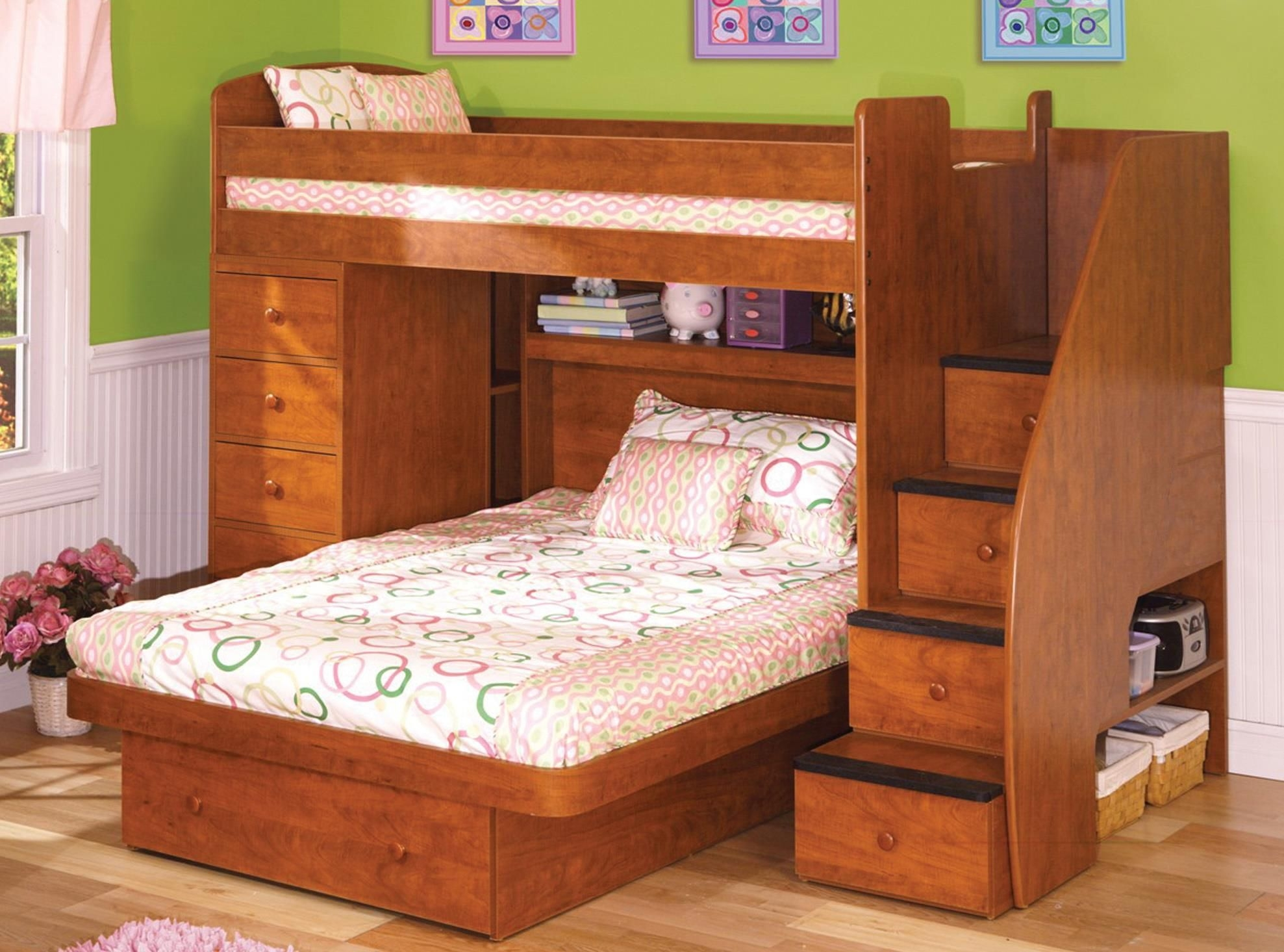 Twin Over Full Bunk Bed With Slide - Ideas On Foter pertaining to