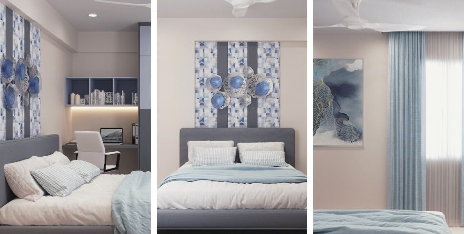 10 Best Bedroom Interior Design Ideas For Your Home in Creating a Dreamy Bedroom with a White 70.9" Sliding Door Wardrobe