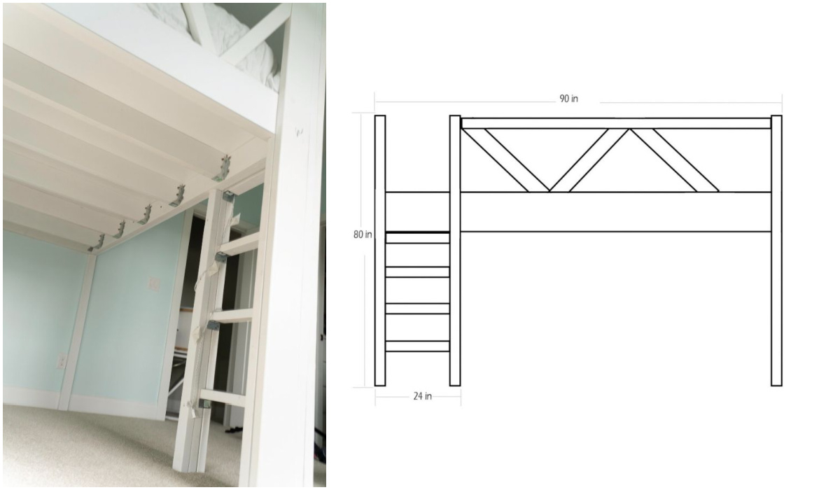 12 Free Loft Bed Plans For Kids And Adults for Choosing the Right Loft Bed Understanding the Linon Z-Bedroom Full Size