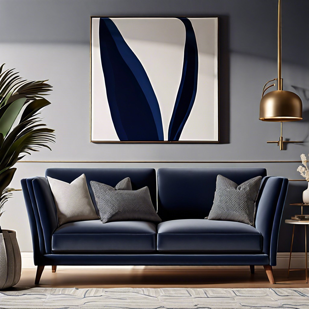 15 Navy Blue And Grey Living Room Ideas For A Stylish Space in