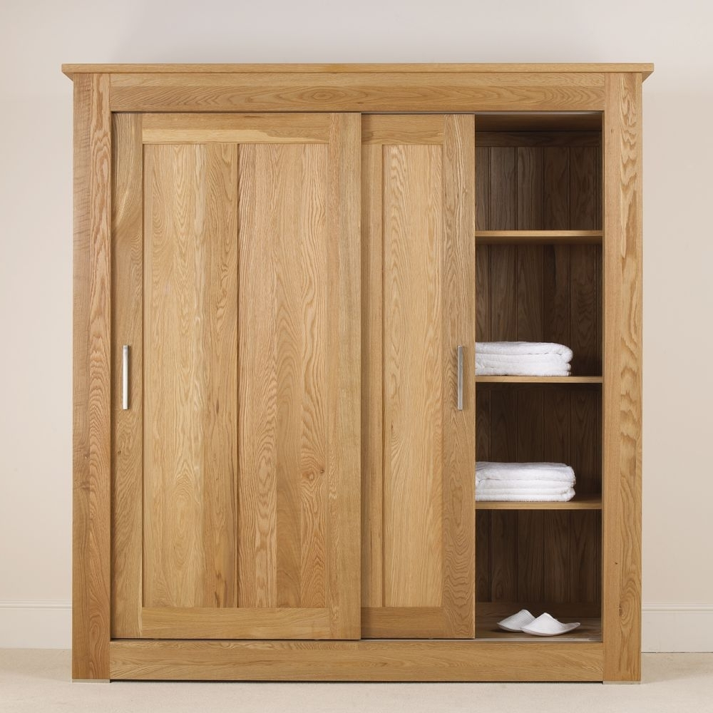 15 Photos Large Oak Wardrobes with Durability and Style Oak Solid Wood Wardrobes for Growing Families