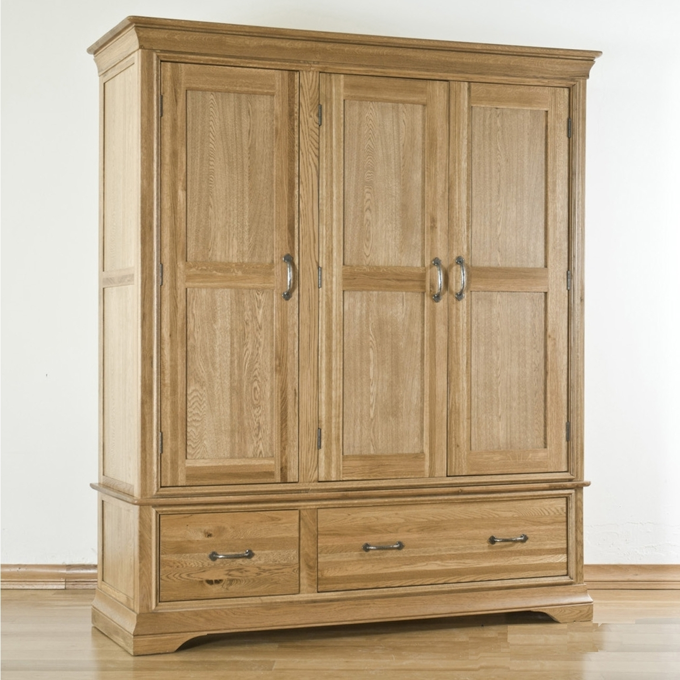 15 Photos Large Oak Wardrobes within Durability and Style Oak Solid Wood Wardrobes for Growing Families