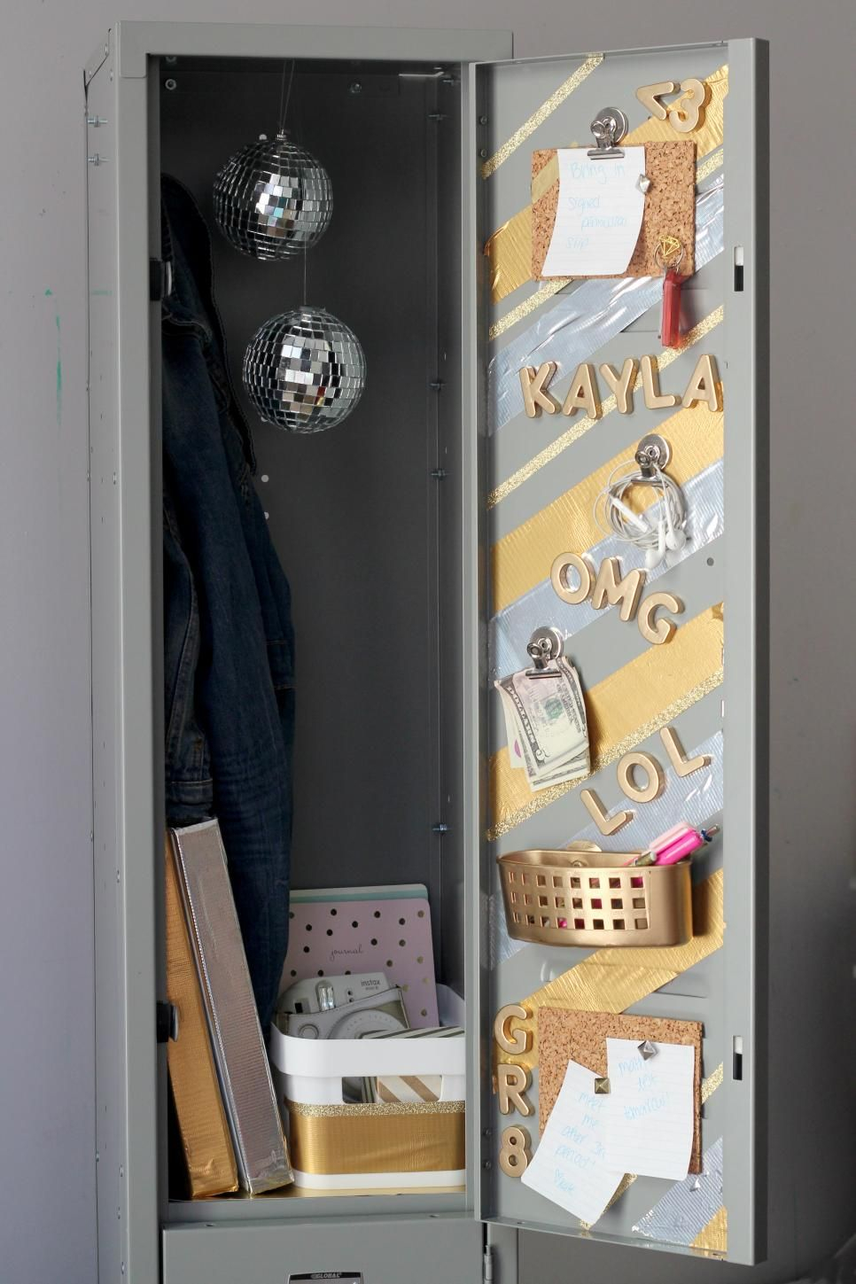 22 Diy Locker Decorating Ideas + Organizing Tricks | School Locker ... intended for More Than Just Storage Creative Uses for Your Yellow Coat Locker