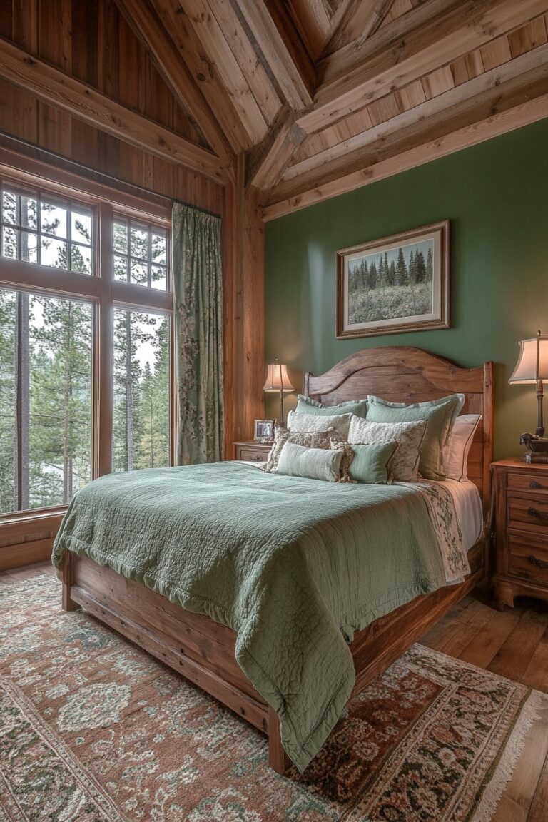 29 Cozy Cabin Bedrooms To Turn Your Space Into A Peaceful Sanctuary ... for Creating a Cozy Haven How to Style the Dinsmore Bunk Bed
