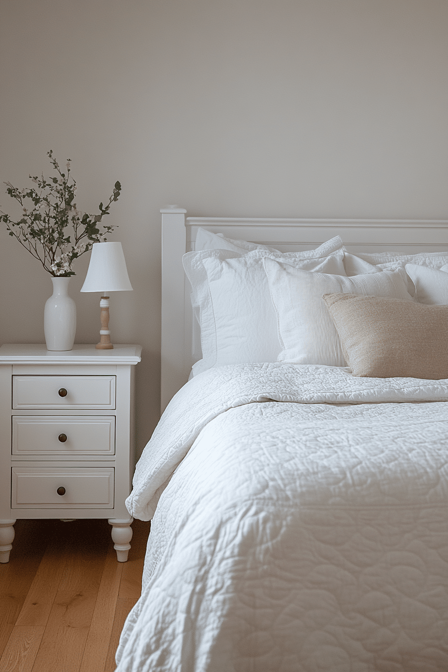 29 White Aesthetic Bedroom Ideas To Achieve A Chic And Peaceful Vibe ... throughout