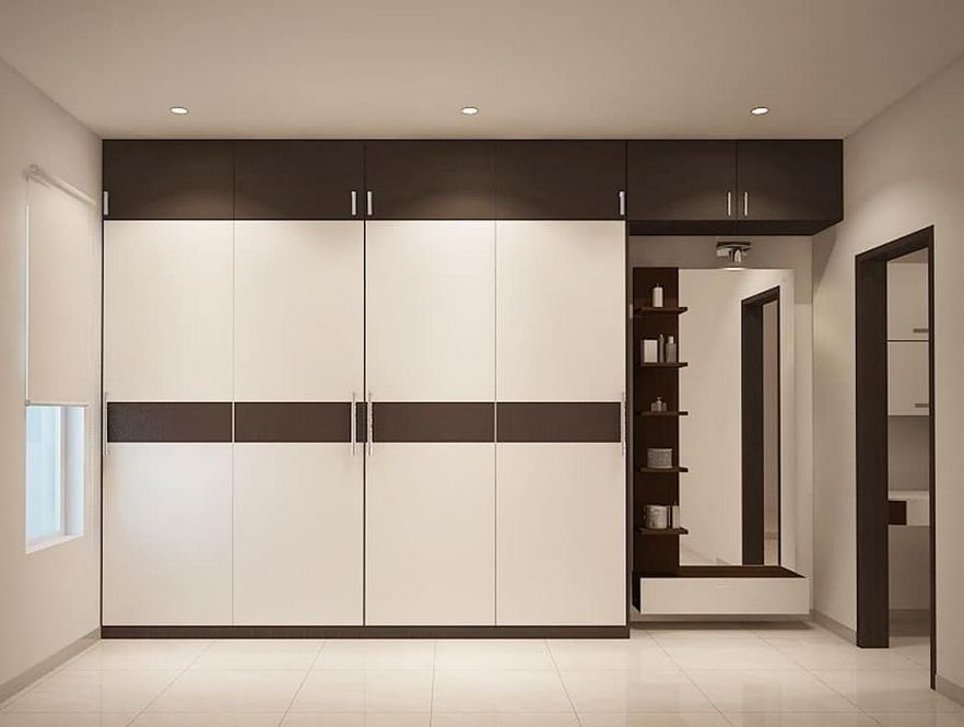 30 Amazing Wardrobe Ideas To Inspire You 12 | Modern Cupboard Design ... for Creating a Dreamy Bedroom with a White 70.9" Sliding Door Wardrobe