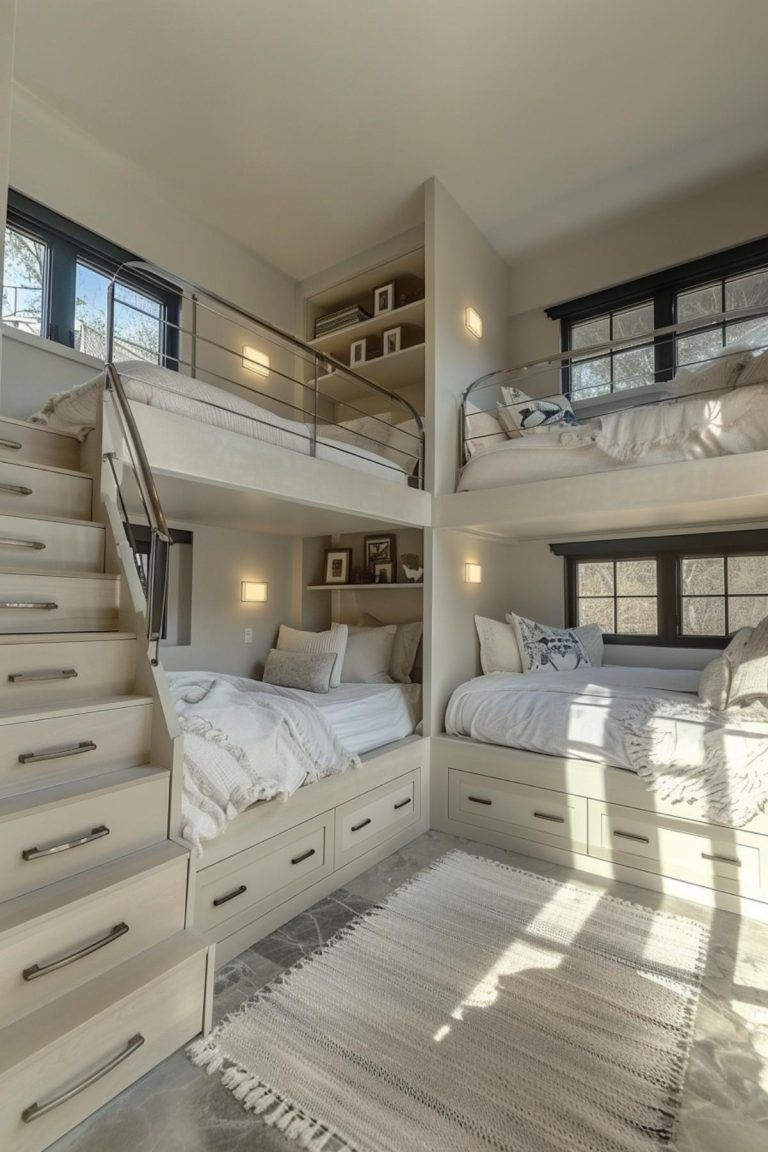 40 Bunk Room Ideas Designs For Fun Space Saving Solutions – Artofit with regard to