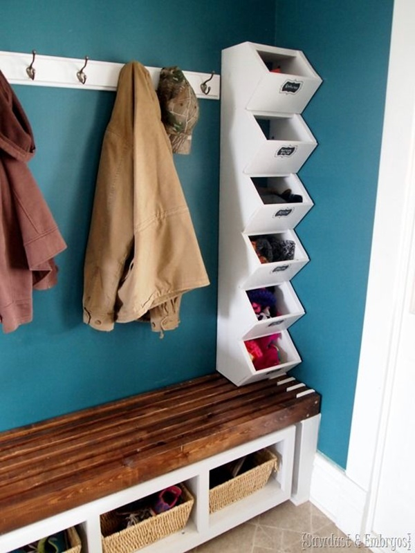 40 Cool And Creative Diy Coat Rack Ideas - Bored Art throughout More Than Just Storage Creative Uses for Your Yellow Coat Locker
