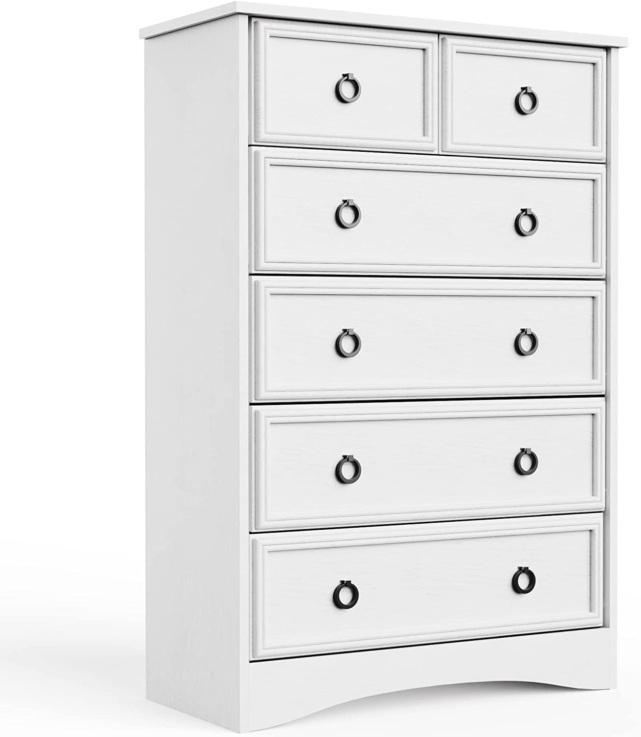 6 Drawer Dresser, White Wood Chest Of Drawers Dressers For Bedroom ... throughout
