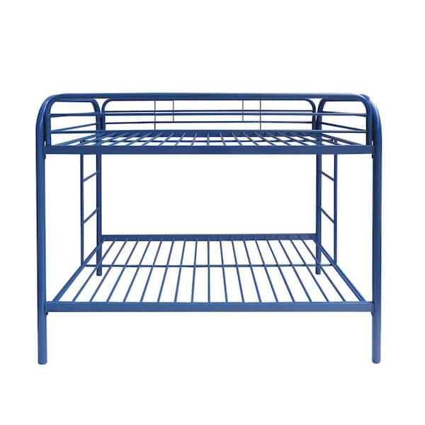 Acme Furniture Thomas Twin Over Twin Metal Bunk Bed 02188Bu - The Home ... inside Unlocking Space Saving Solutions The ACME Thomas Twin Bunk Bed in White
