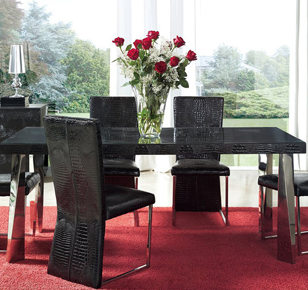 Add A Touch Of Class With 20 Black Dining Sets | Home Design Lover pertaining to