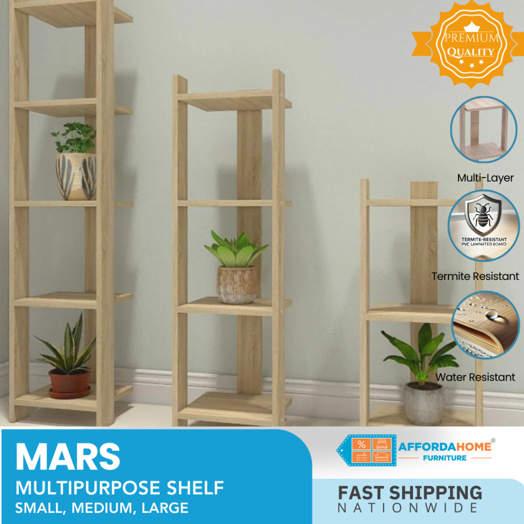 Affordahome Mars Multipurpose Shelf/Aesthetic/Minimalist Shelf/Office ... inside