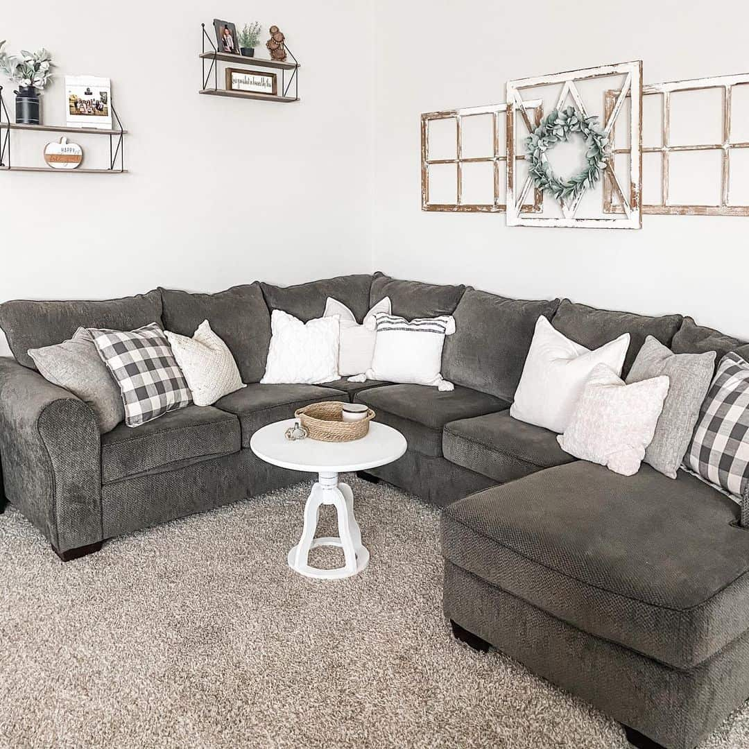 Agreeable Gray Room With Gray Sectional Sofa - Soul &Amp; Lane for Making a House a Home The Role of a Comfortable Gray Sectional