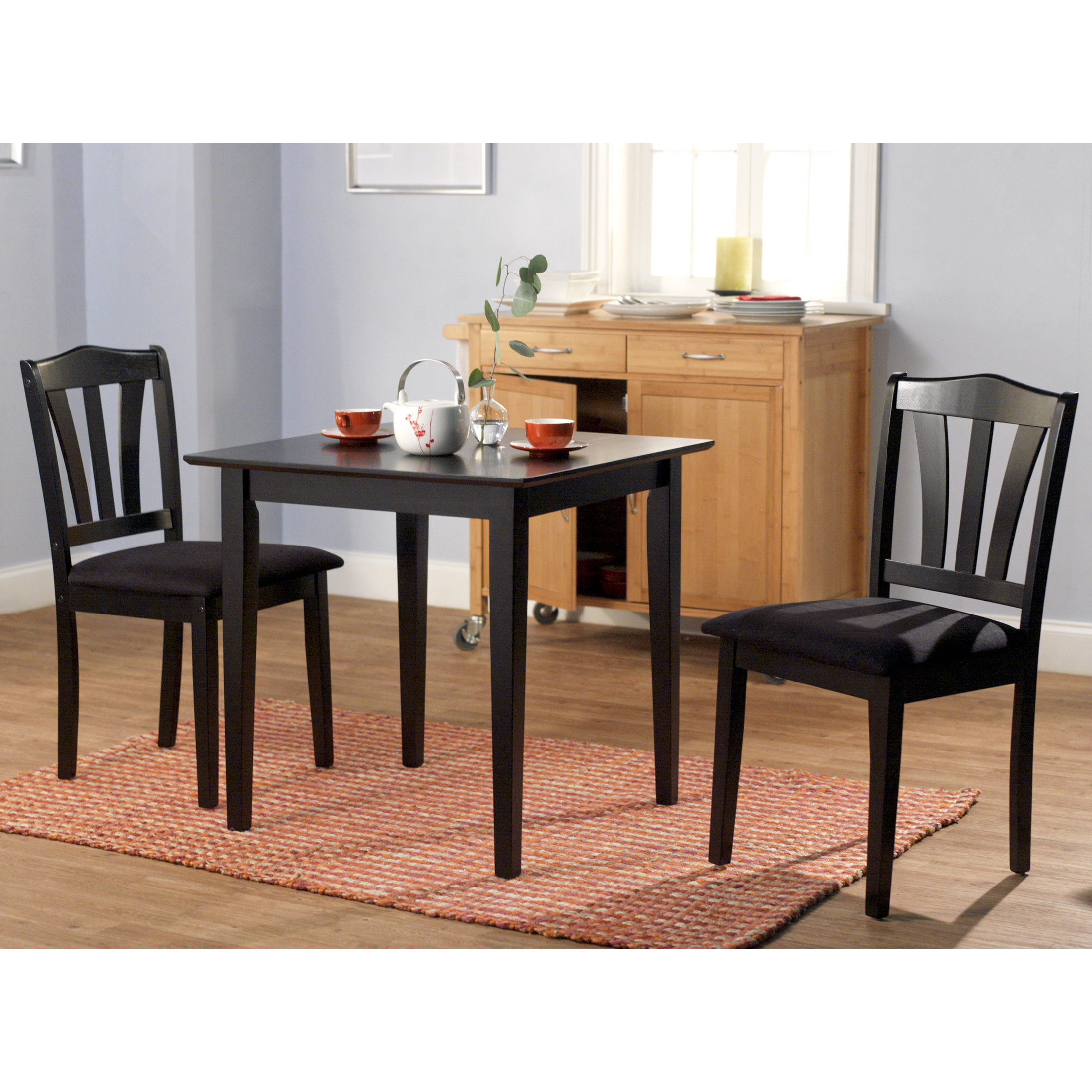 Alcott Hill Dinah 3 Piece Dining Set & Reviews | Wayfair with regard to
