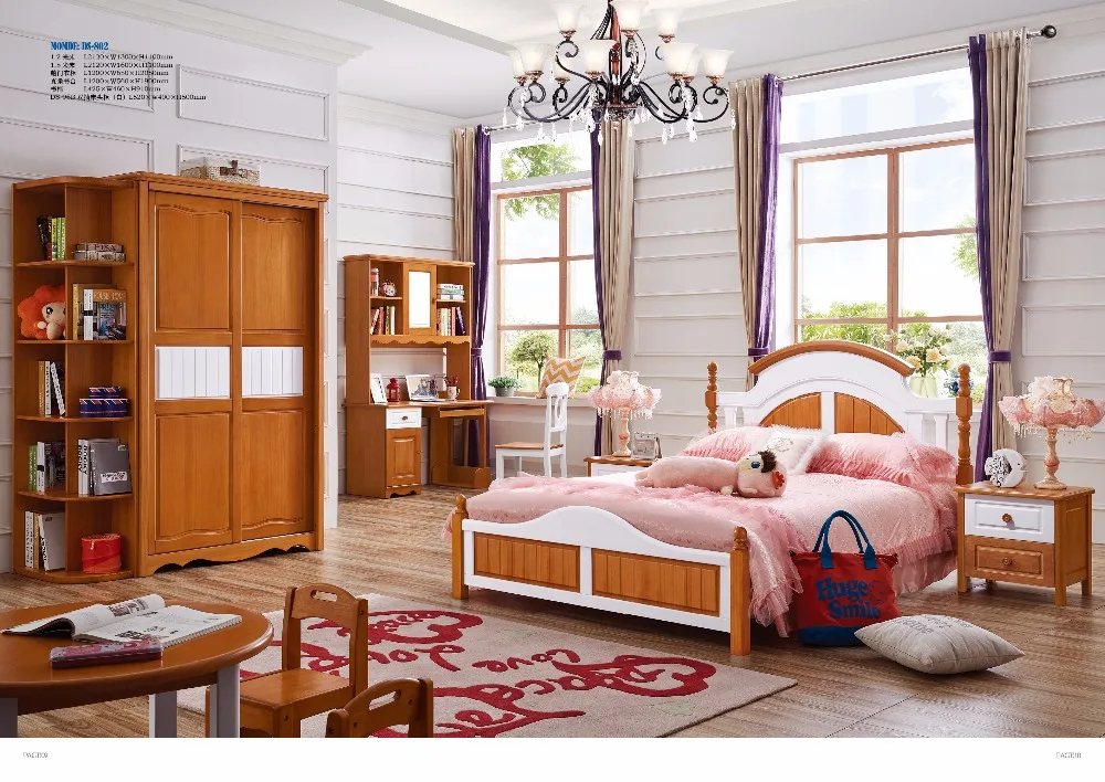 Aliexpress.com : Buy Ds 802# All Solidwood American Nobility Style ... within The Enduring Appeal of Oak Solid Wood in Children's Wardrobes