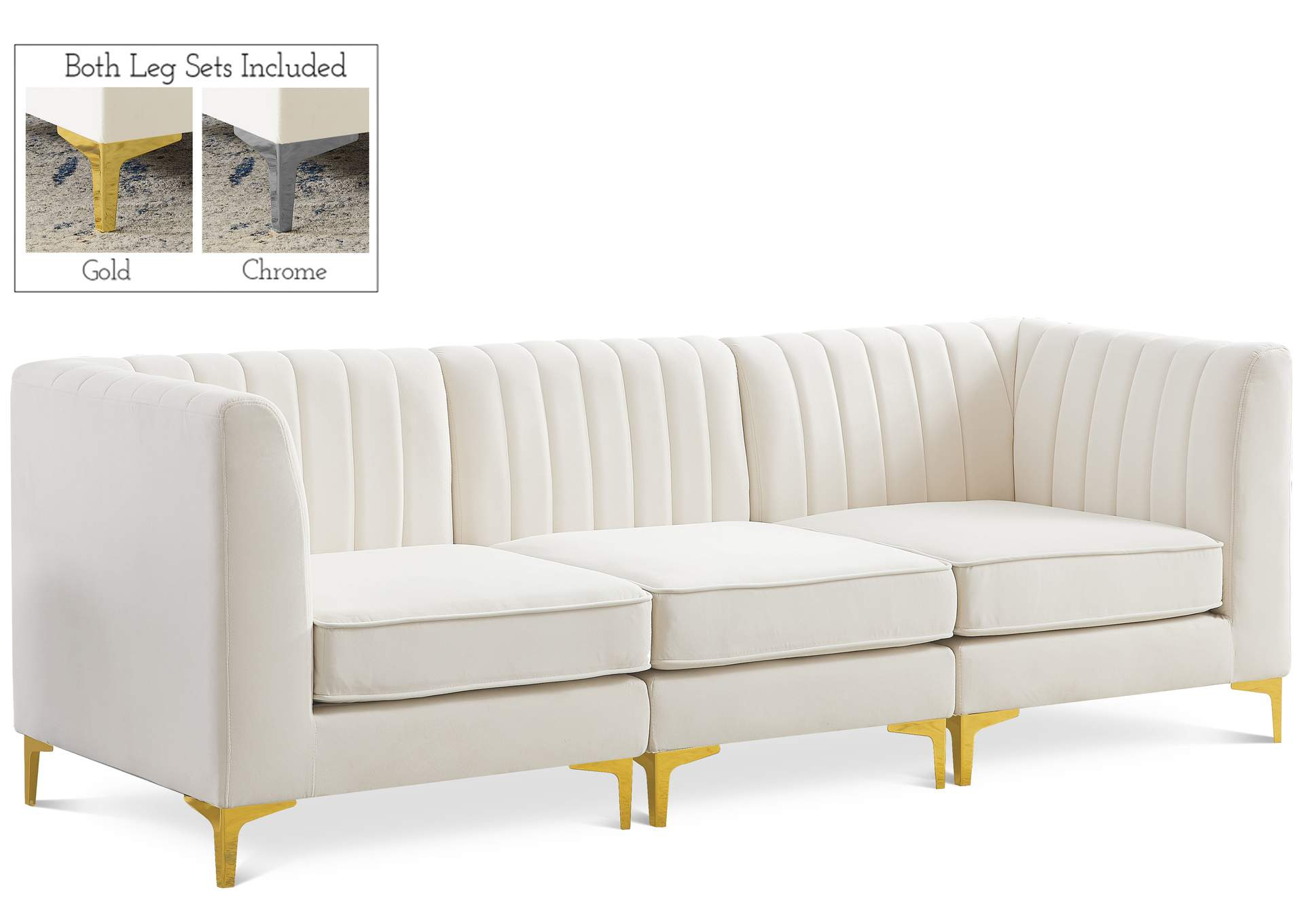 Alina Cream Velvet Modular Sofa throughout Styling Your Home Around the Elegant Cream Riley Velvet Sofa