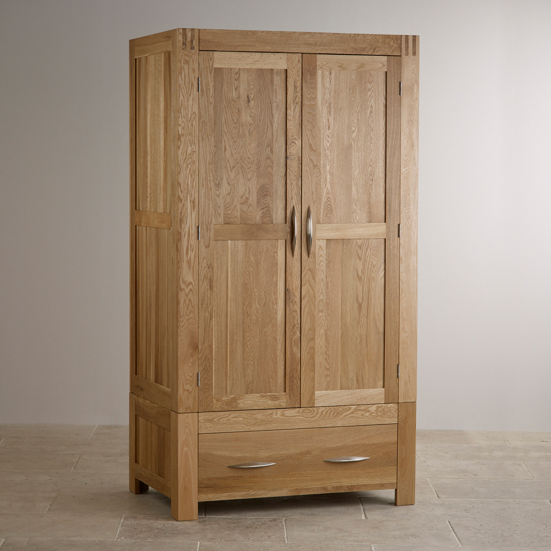 Alto Natural Solid Oak Wardrobe | Oak Furniture Land regarding Discovering the Enduring Charm of Oak Solid Wood Kid's Wardrobes