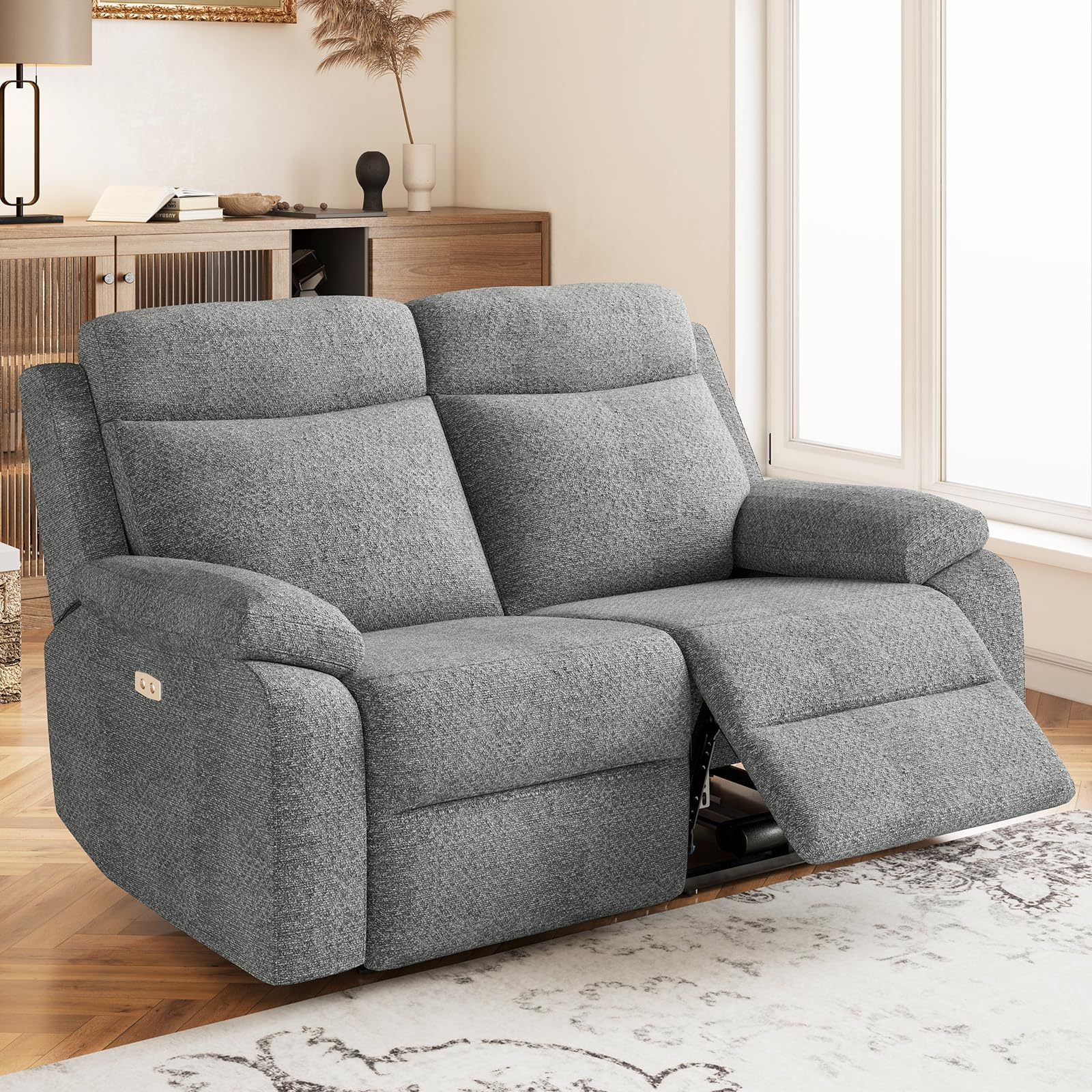 Amazon.com: Lexicon Recliner Couch, Wall Hugger Sofa Recliners, Home ... with regard to