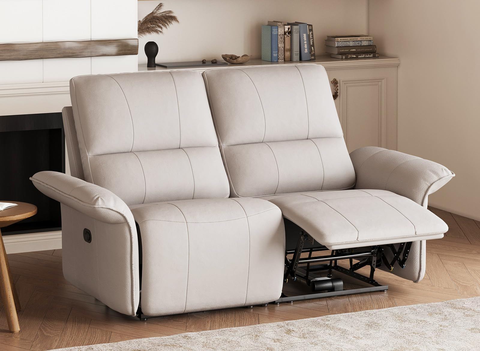 Amazon.com: Lexicon Recliner Couch, Wall Hugger Sofa Recliners, Home ... within Styling Your Space with the Beige Lexicon Bienvenue Reclining Sectional