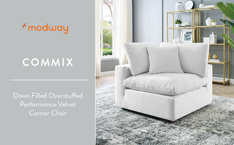 Amazon.com: Modway Commix Down-Filled Overstuffed Performance Velvet ... in The Ultimate Guide to Caring for Your Modway Commix Performance Velvet Sofa