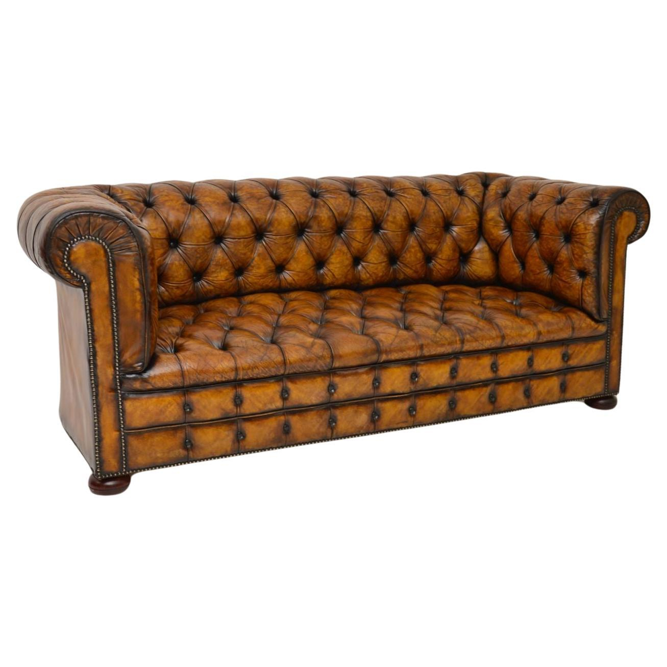 Antique Deep Buttoned Leather Chesterfield Sofa At 1Stdibs | Deep ... in Unveiling the Enduring Charm of a Chesterfield Sofa a Deep Dive into Design