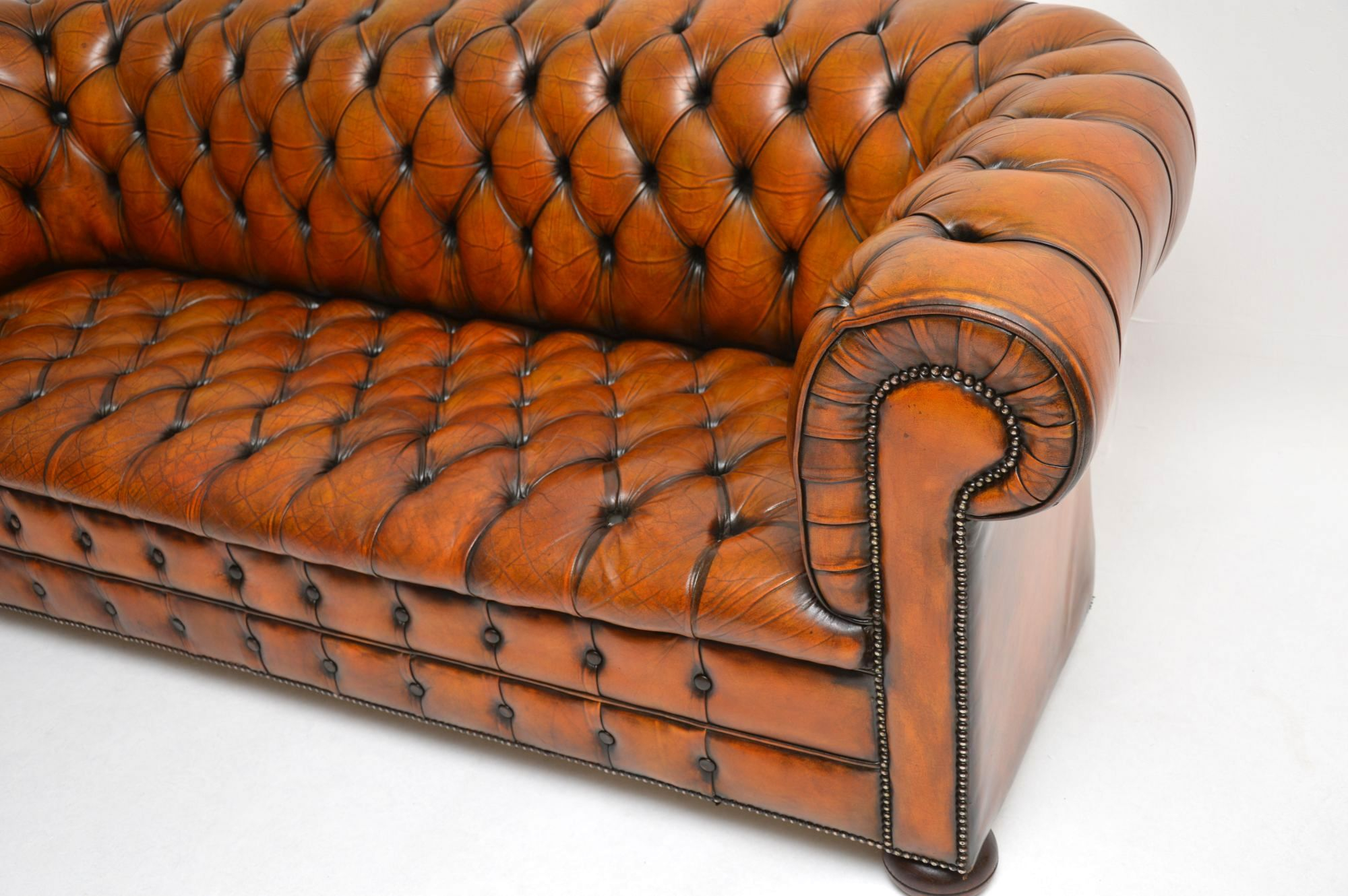 Antique Deep Buttoned Leather Chesterfield Sofa | Interior Boutiques ... regarding