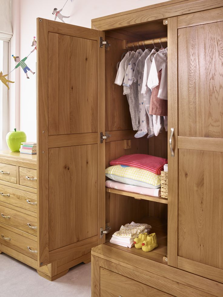 As With All The Furniture In The Oak Furniture Land Nursery Ranges, The ... regarding Creating Lasting Memories with Quality Children's Furniture like Oak Wardrobes