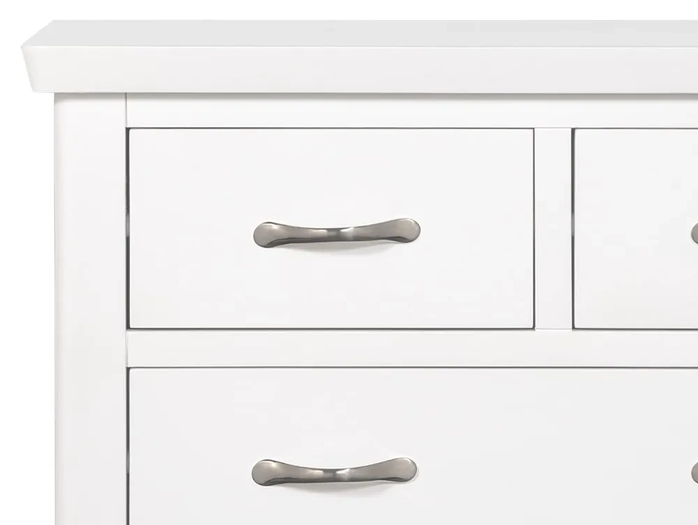 Asc Austin 3+2 White Wooden Chest Of Drawers (Assembled) inside How a Pure White Wood Chest Can Brighten Your Living Space