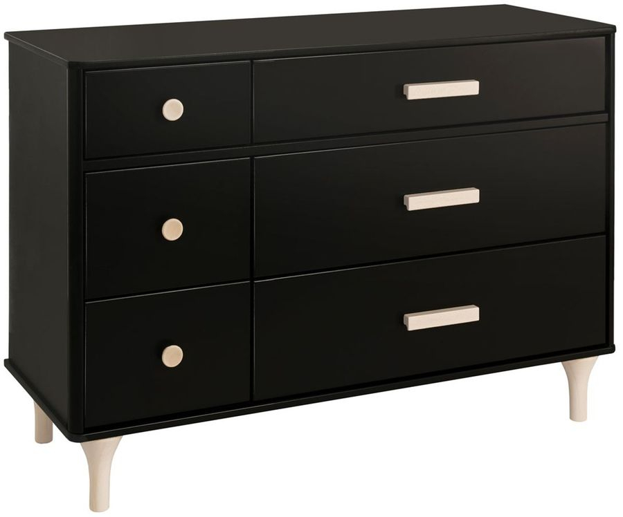 Babyletto Lolly 6-Drawer Dresser - Black / Natural with Transforming a Room with the Lolly 6-Drawer Dresser Design Ideas