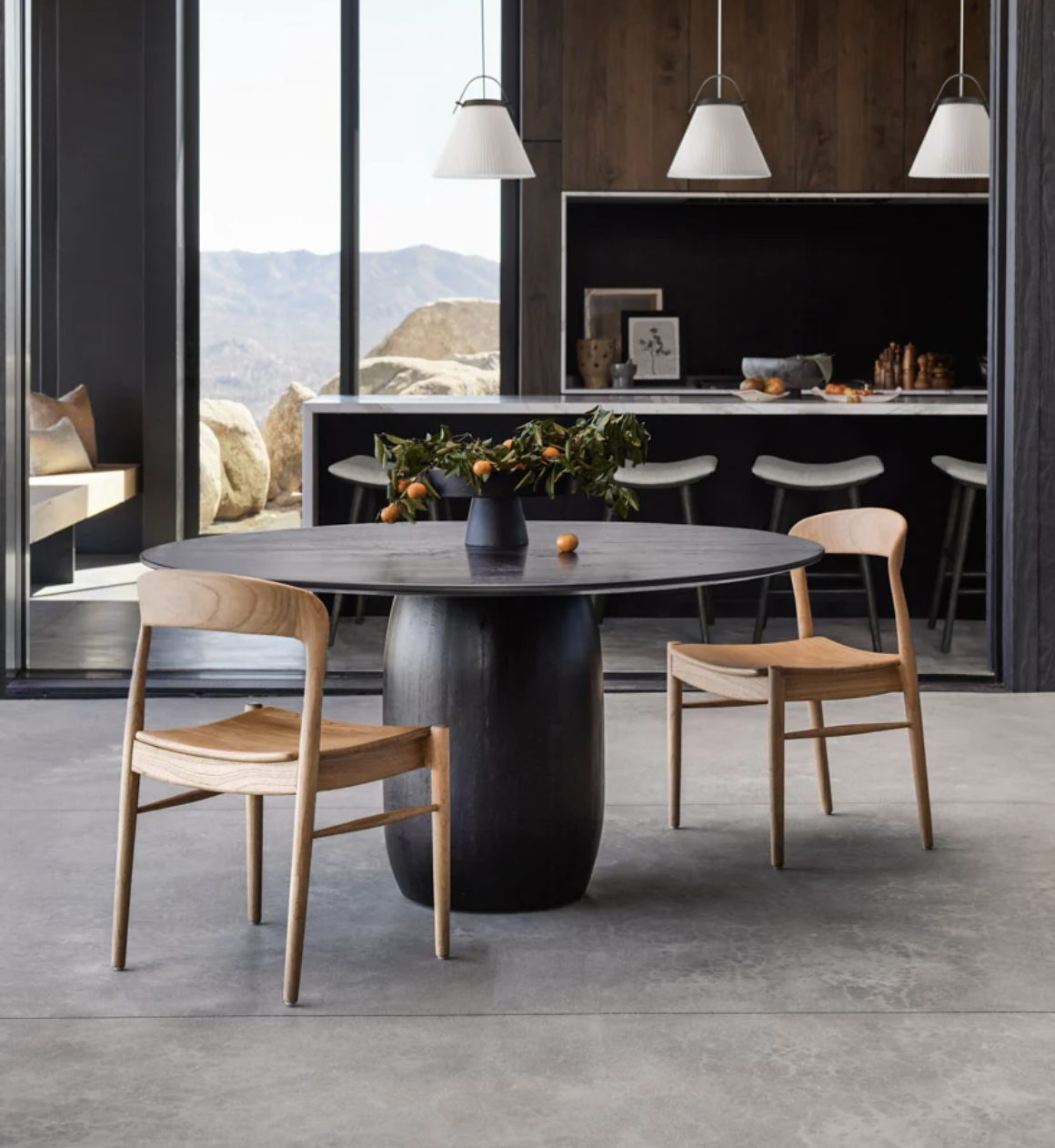 Best Black Round Dining Tables To Elevate Your Home (2023) - Happily ... throughout