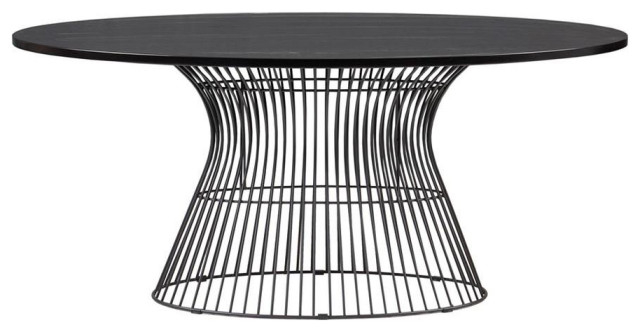 Black Oval Dining Table, Belen Kox - Contemporary - Dining Tables - By ... intended for